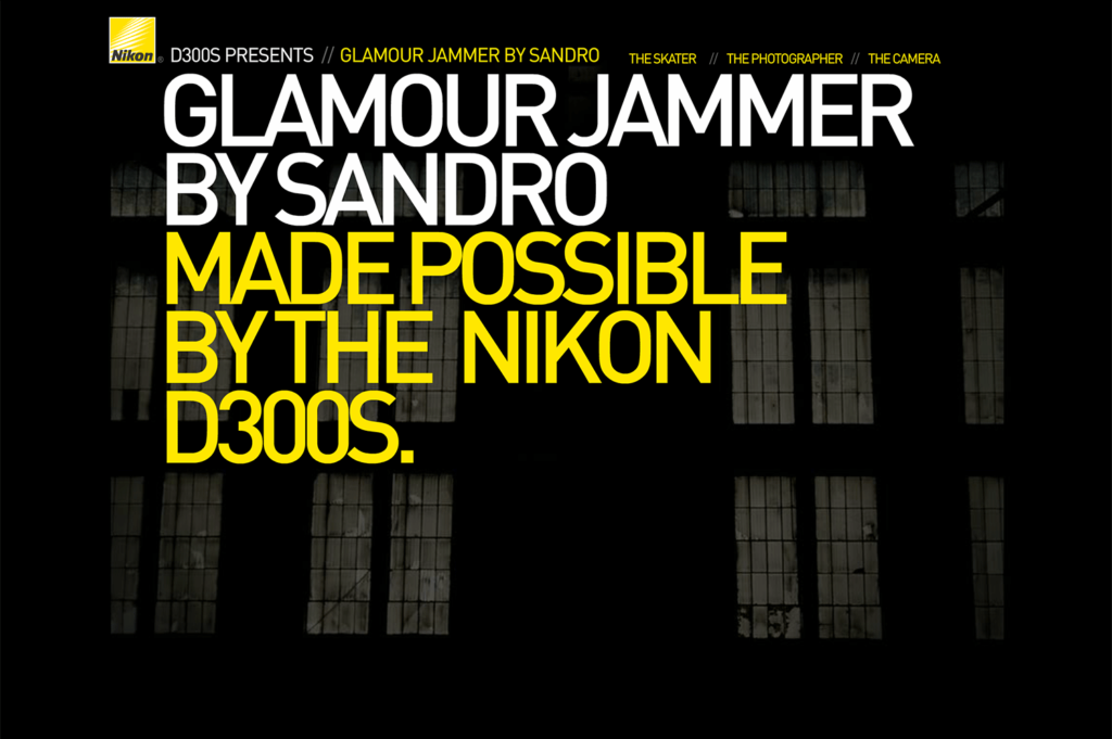 Glamour Jammer Site Screen Shot