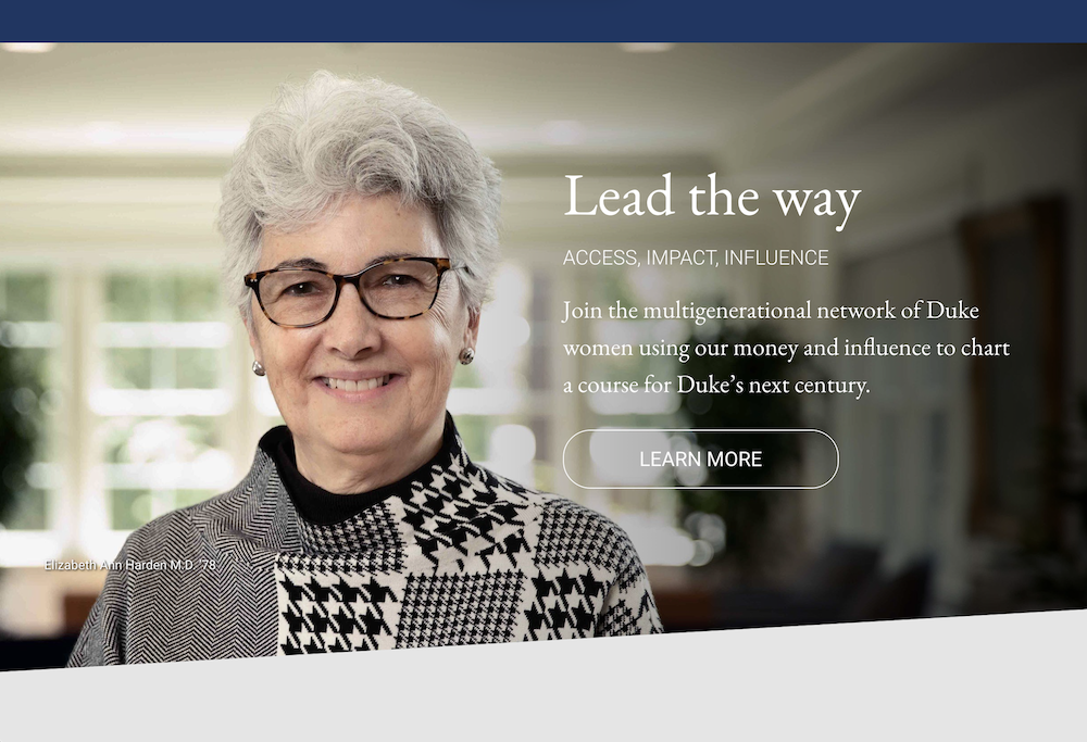 Screenshot of Lead The Way Woman's Impact Network