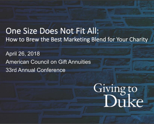 One Size Does Not Fit All: How to Brew the Best Marketing Blend for Your Nonprofit